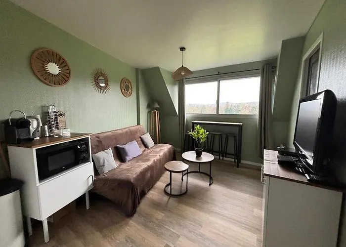 Sejour Paisible Avec Vue Imprenable Sur Le Golf-self Check-in Apartment Houlgate